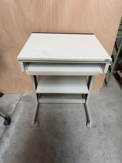 Meuble ordinateur - Blanc cassé