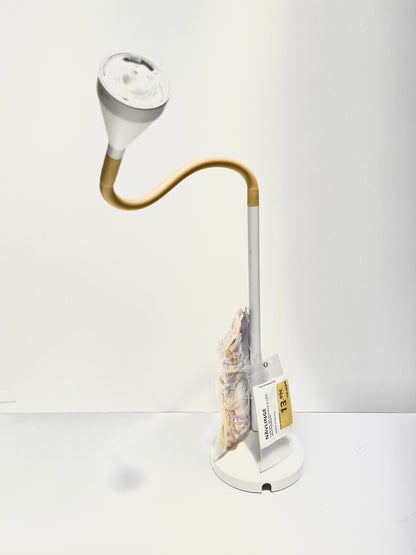 Lampe de bureau blanc et orange