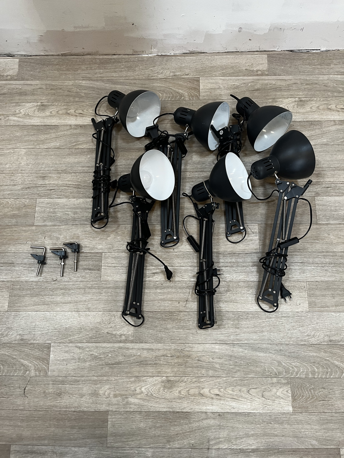 Lampe de bureau noir