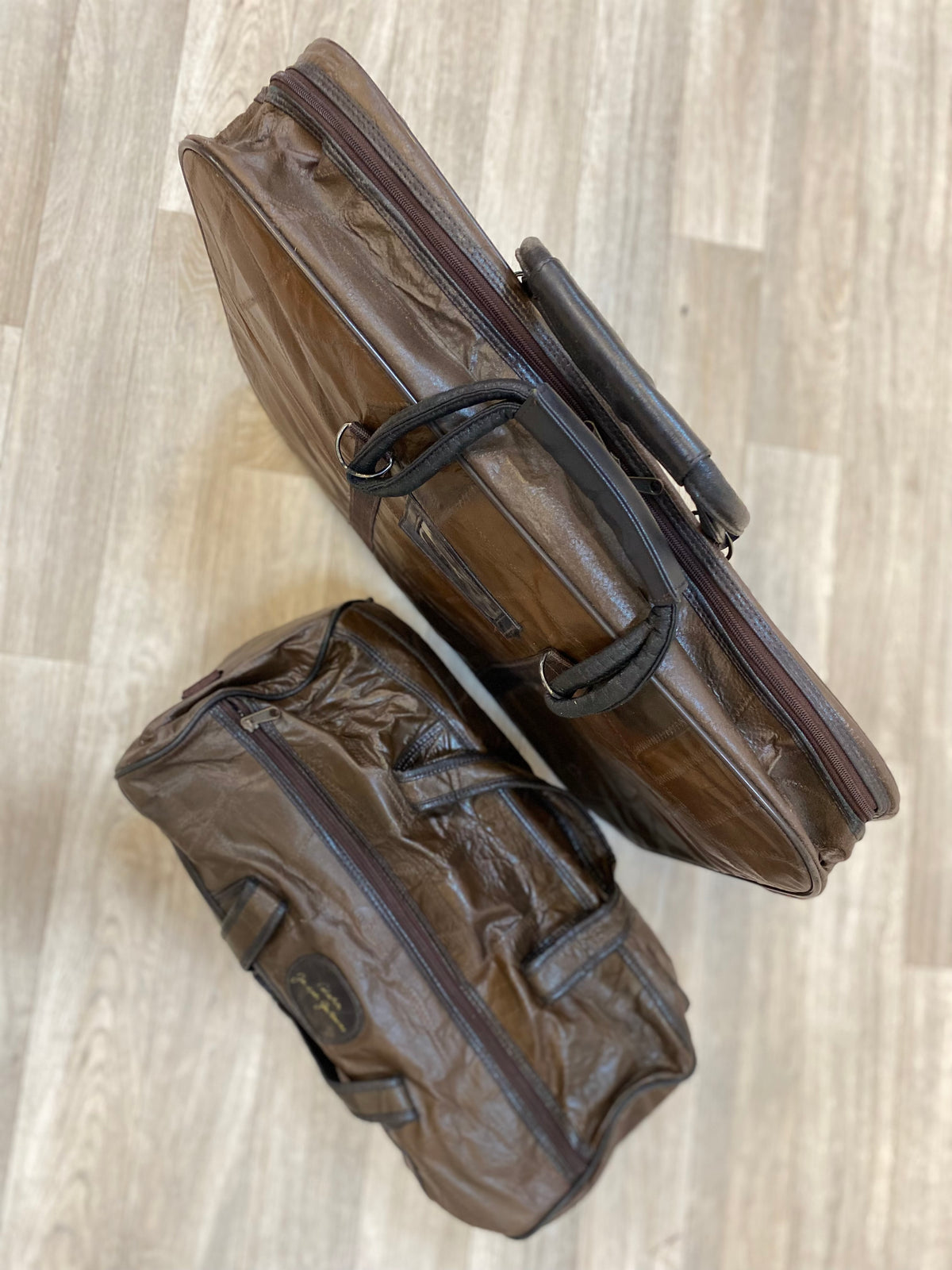 Valise - Weekend - Cuir marron