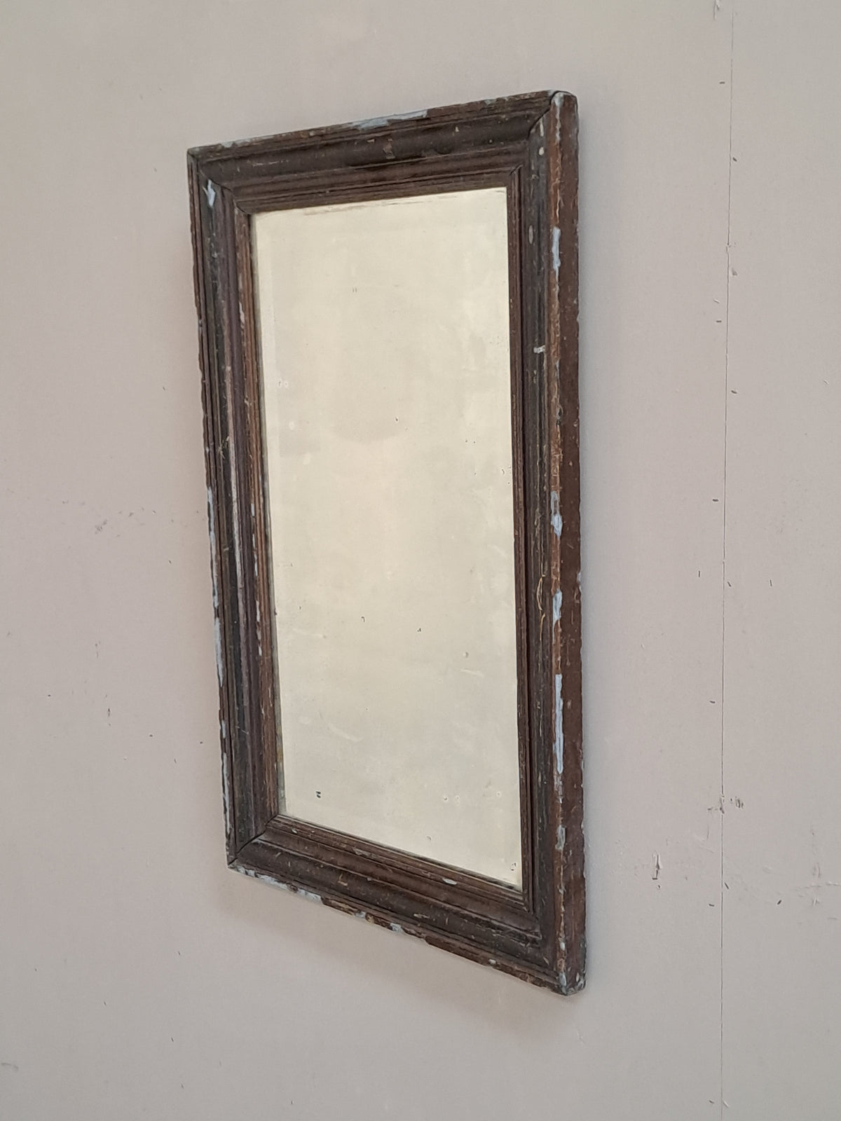 Miroir ancien chêne massif