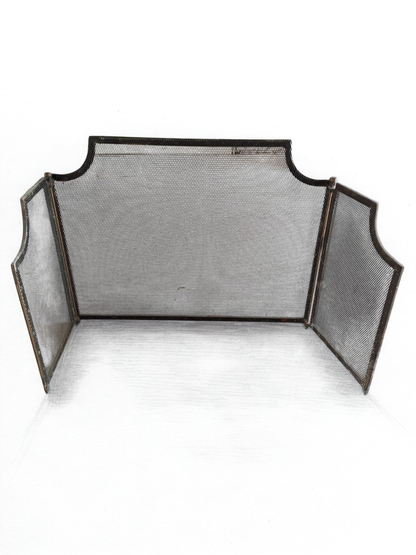 Pare-feu de cheminée 45 x 58 x 24 cm 3,50 kg