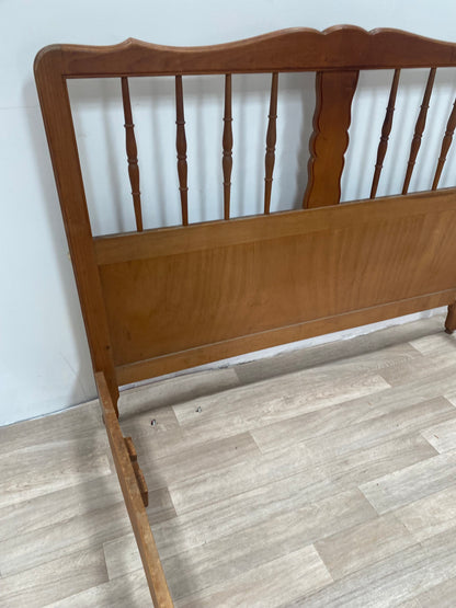 Cadre de lit - Vintage - Bois - Barreau