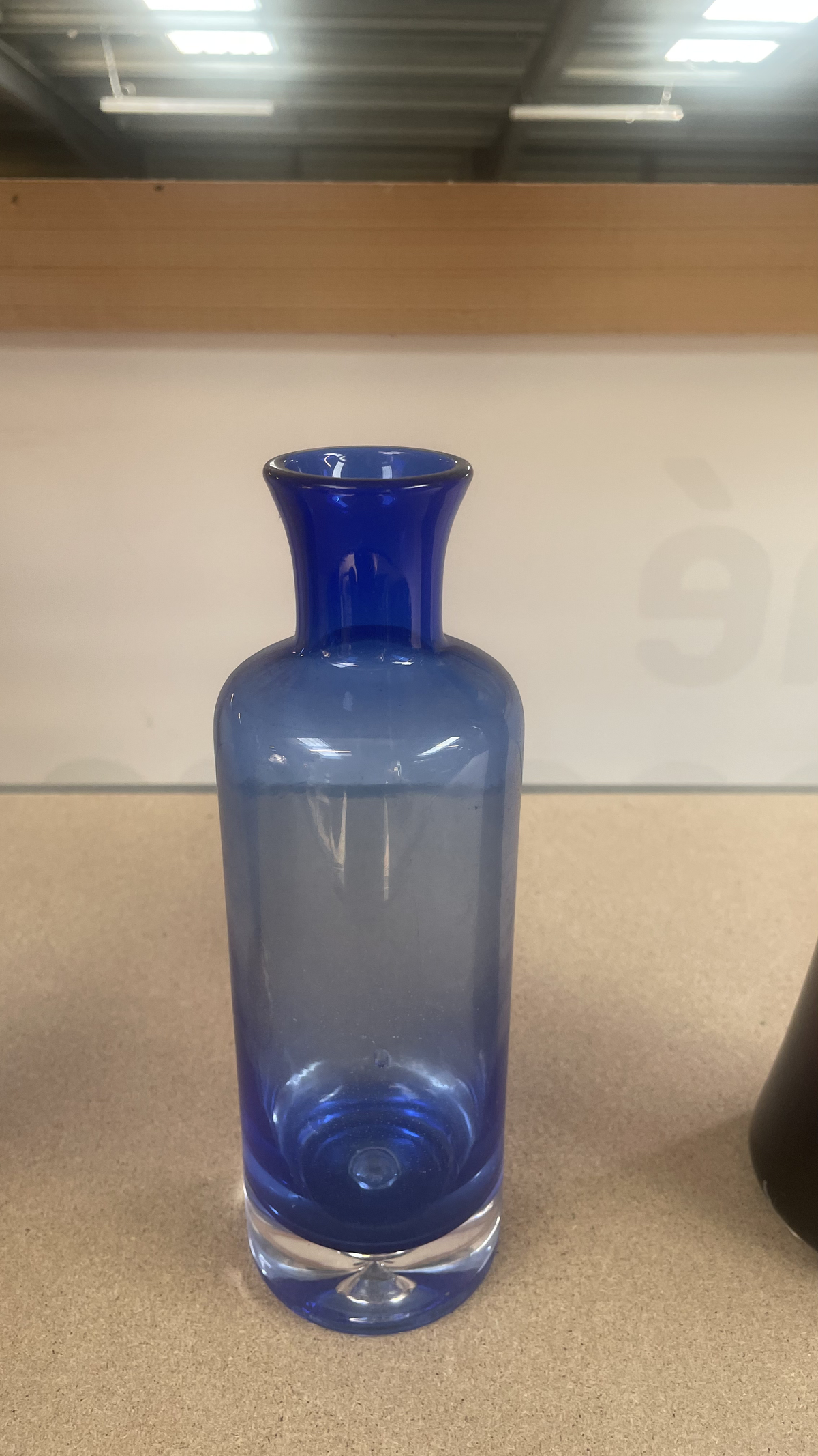 Vase bleu - verre
