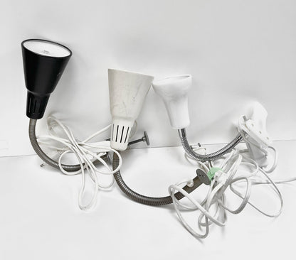Lampes de bureaux noir gris blanc