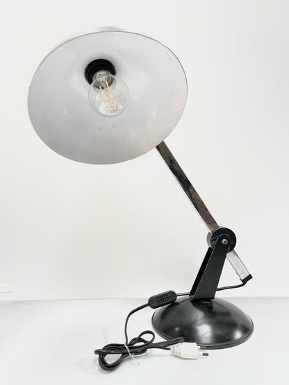 Lampe de bureau grise