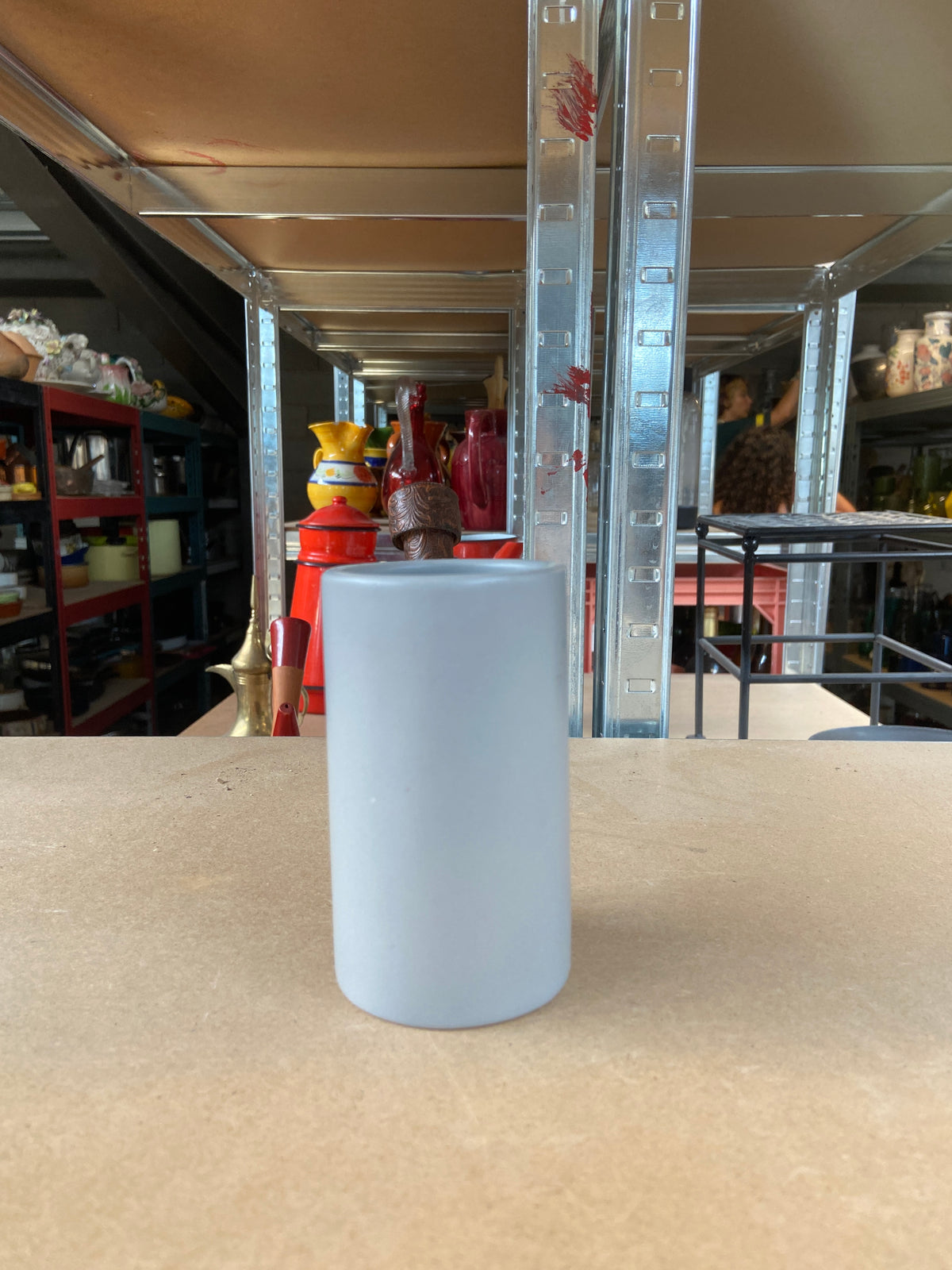 Petit vase céramique gris