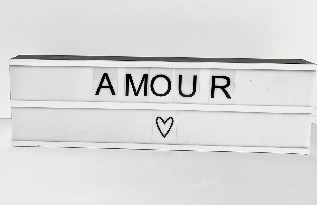 Lampe lettre