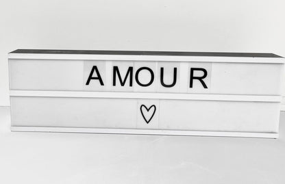 Lampe lettre