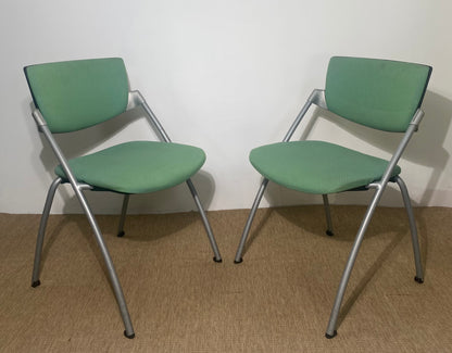 Chaise de bureau - Vert - Tissu