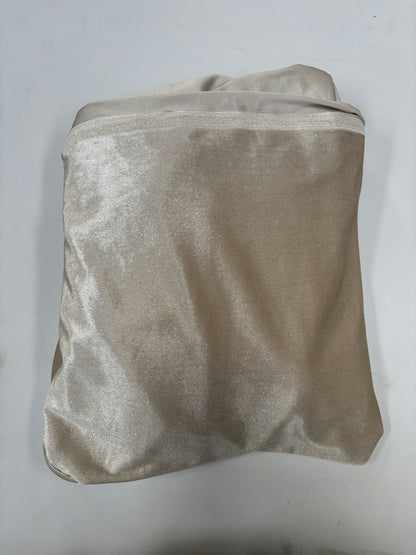 Tissu blanc brillant