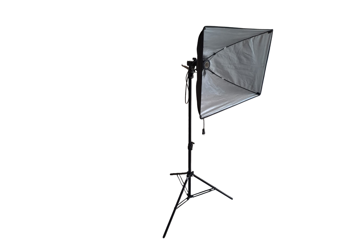 Flash fixe avec parapluie et diffuseur - 1 ampoule