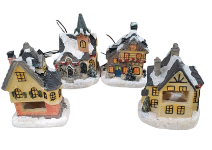 Village de Noël lumineux