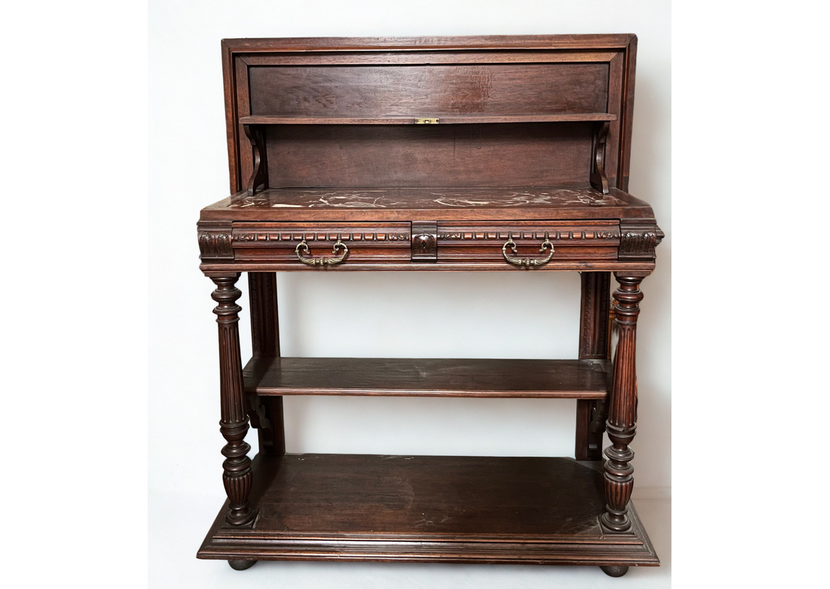Desserte en bois vintage