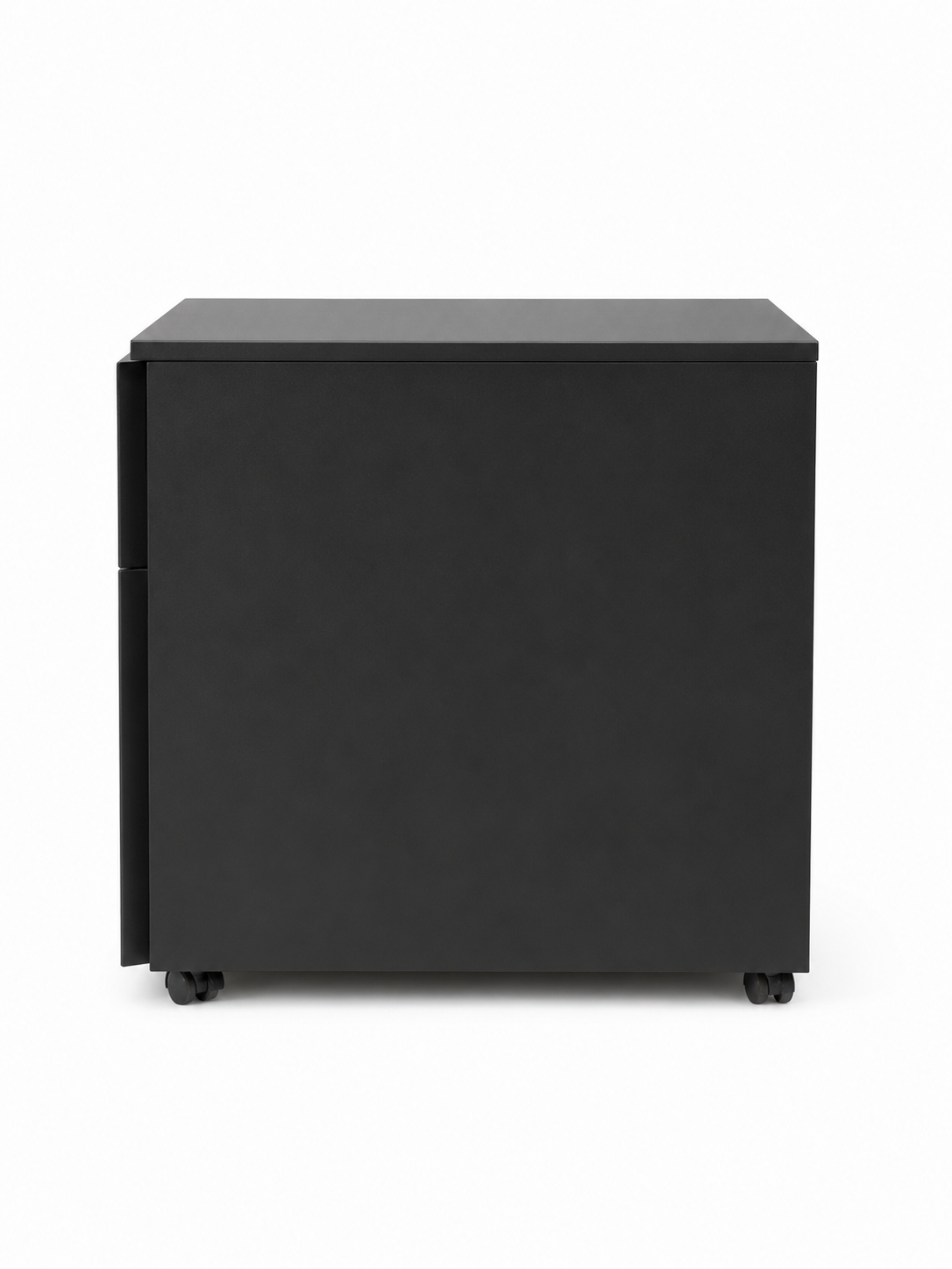Caisson - bureau noir - serrure