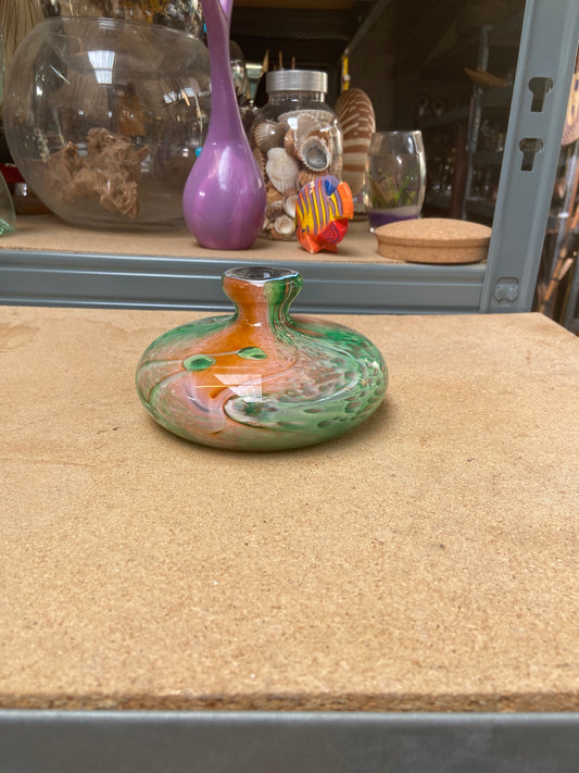 Vase - orange et vert