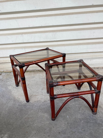 Table Basse - Gigogne - Verre & Bois