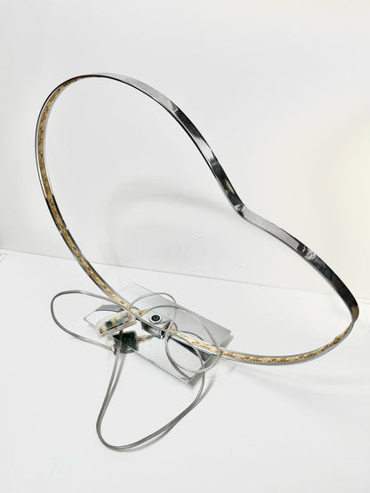 Lampe Led argentée