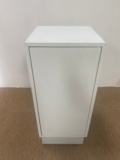 Meuble colonne blanc à porte (L 35 × P 35 × H 82 cm)
