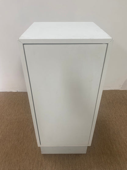 Meuble colonne blanc à porte (L 35 × P 35 × H 82 cm)