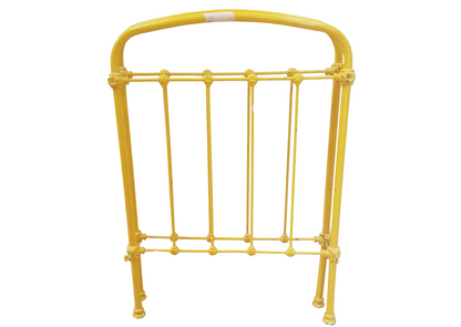 Lit en métal jaune