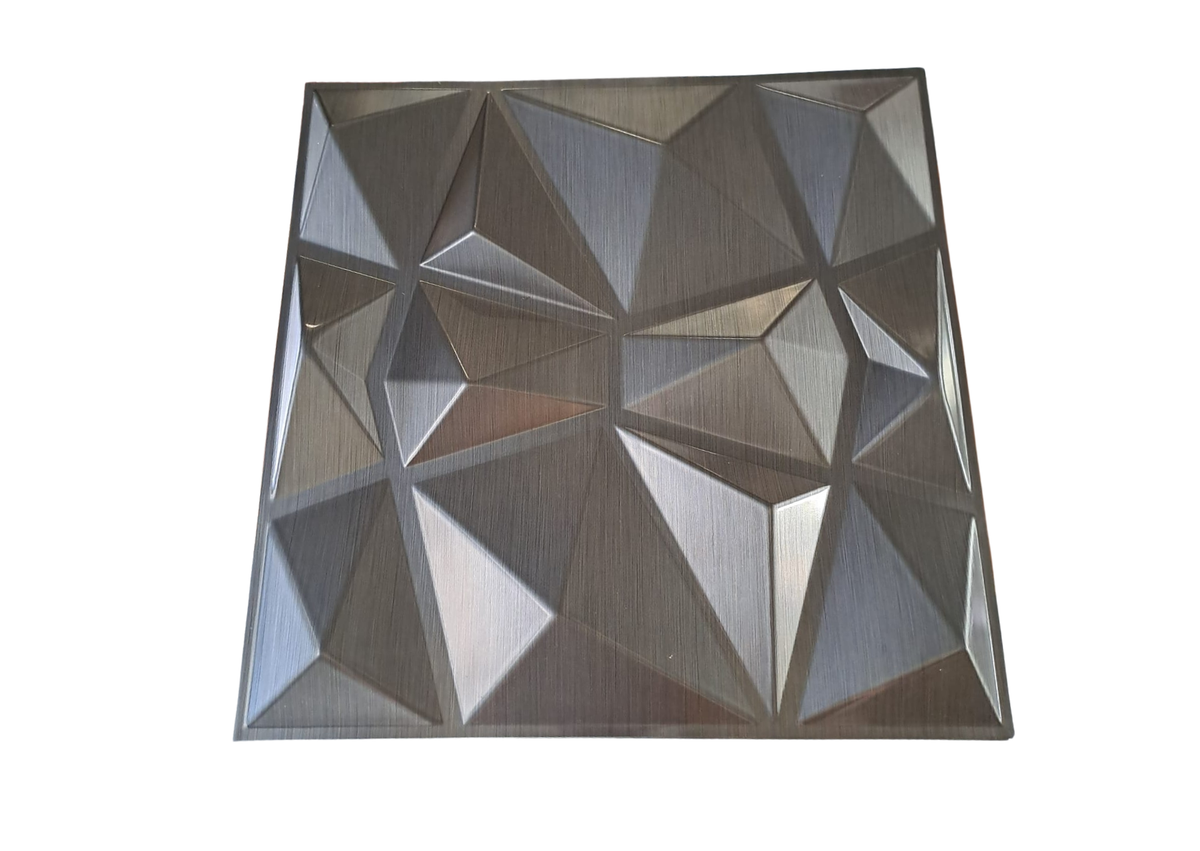 Panneau mural 3D en PVC (L 50 × H 50 cm)