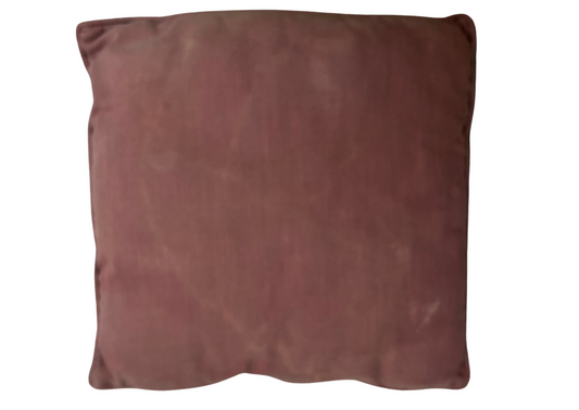 Coussin carré mauve uni