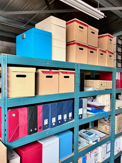 Classeur ou carton d'archives (modèles variés)
