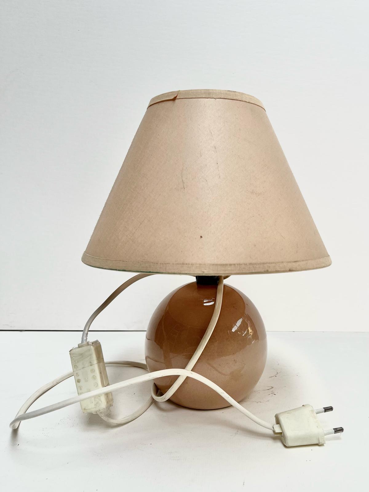 Lampe marron
