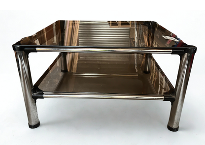 Table Basse - Vitre & Alu