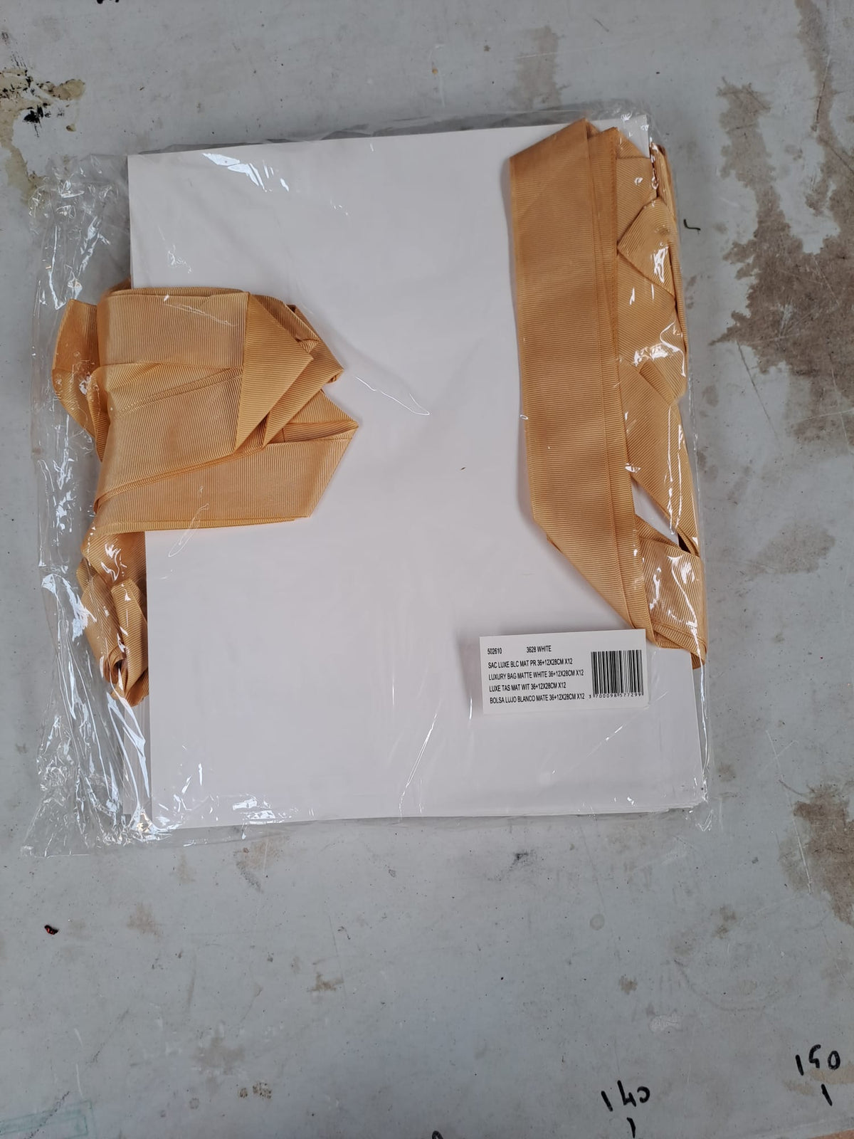 Sac luxe blanc mat