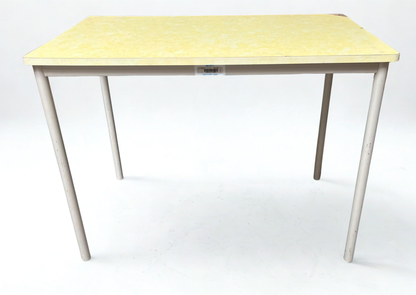 Table Formica jaune