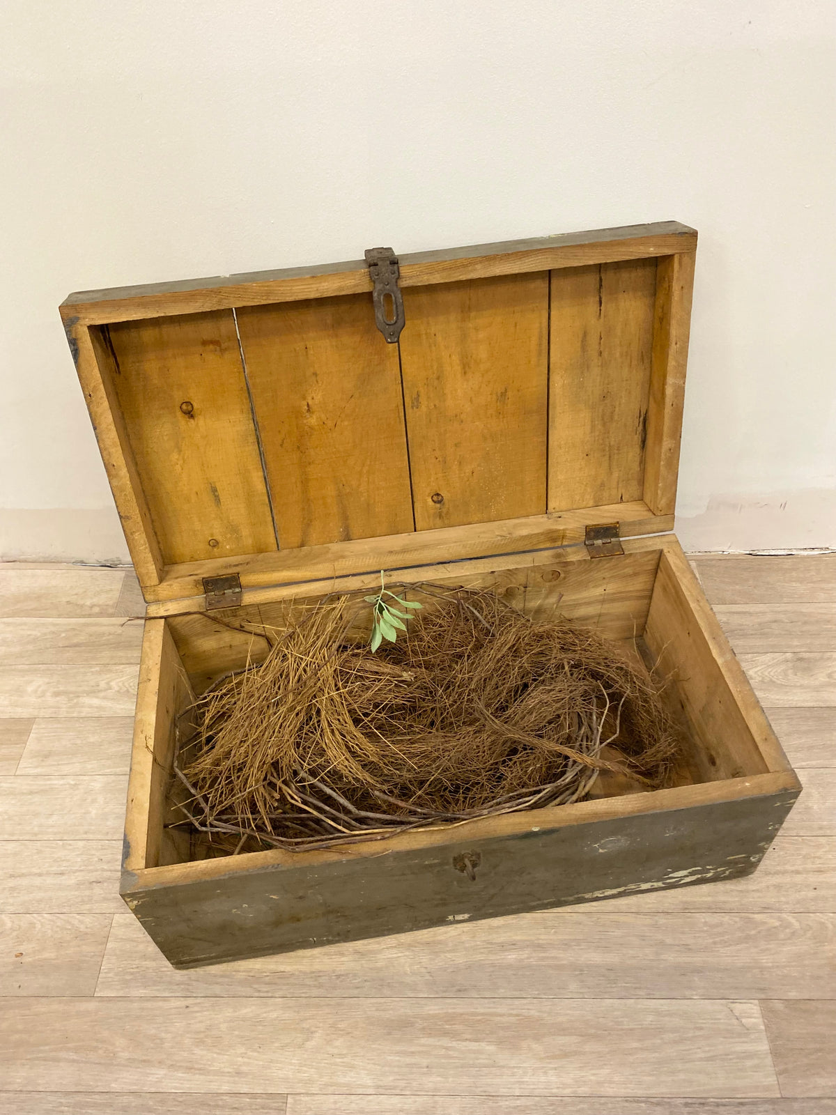 Malle en bois - vintage