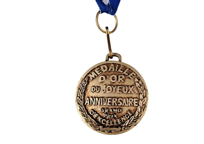 Médaille fantaisie de célébration d'anniversaire