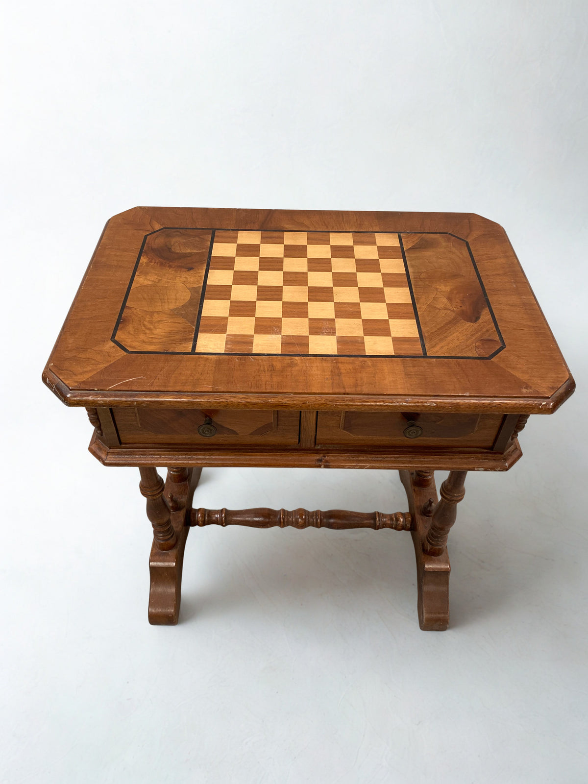 Table échiquier - Tiroir