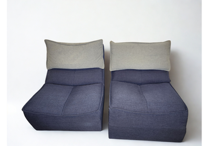 Fauteuils calia bleu