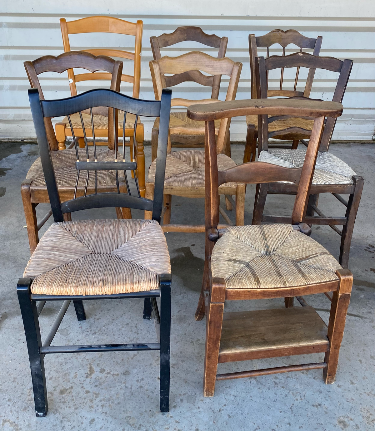 Lot de chaise en bois cuisine
