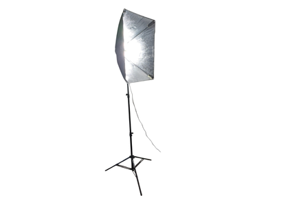 Flash fixe avec parapluie et diffuseur - 4 ampoules