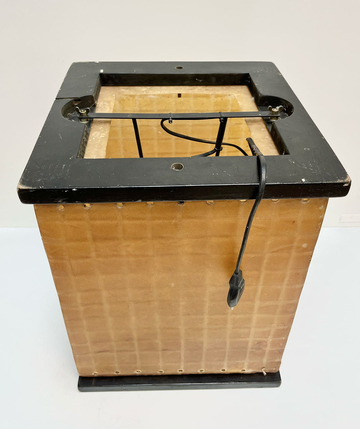 Lampe carré jaune