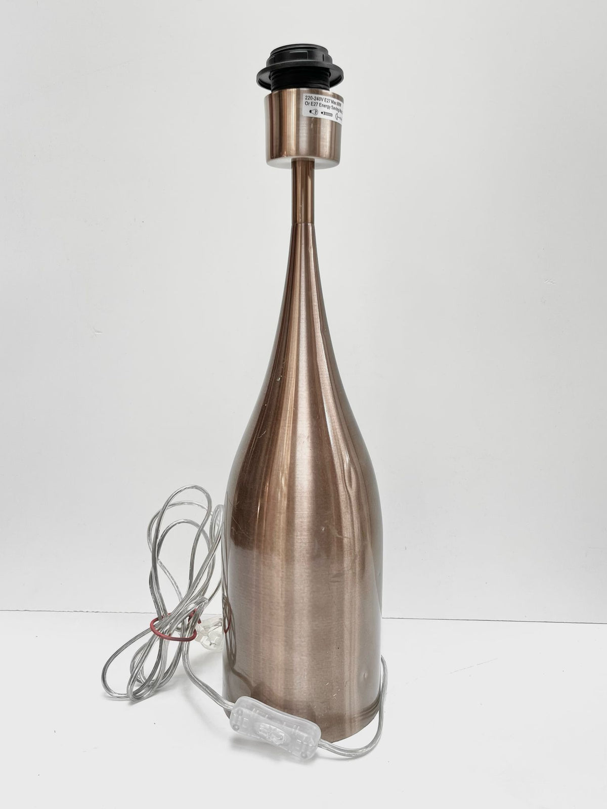 Pied de lampe couleur bronze