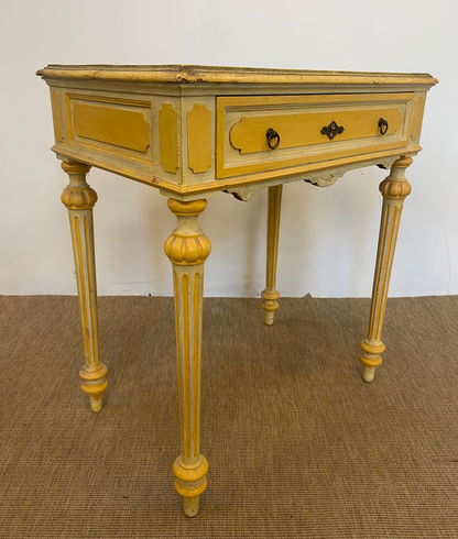 Table de chevet - Bois - Jaune