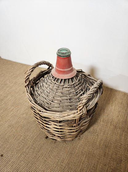 Bouteille en osier