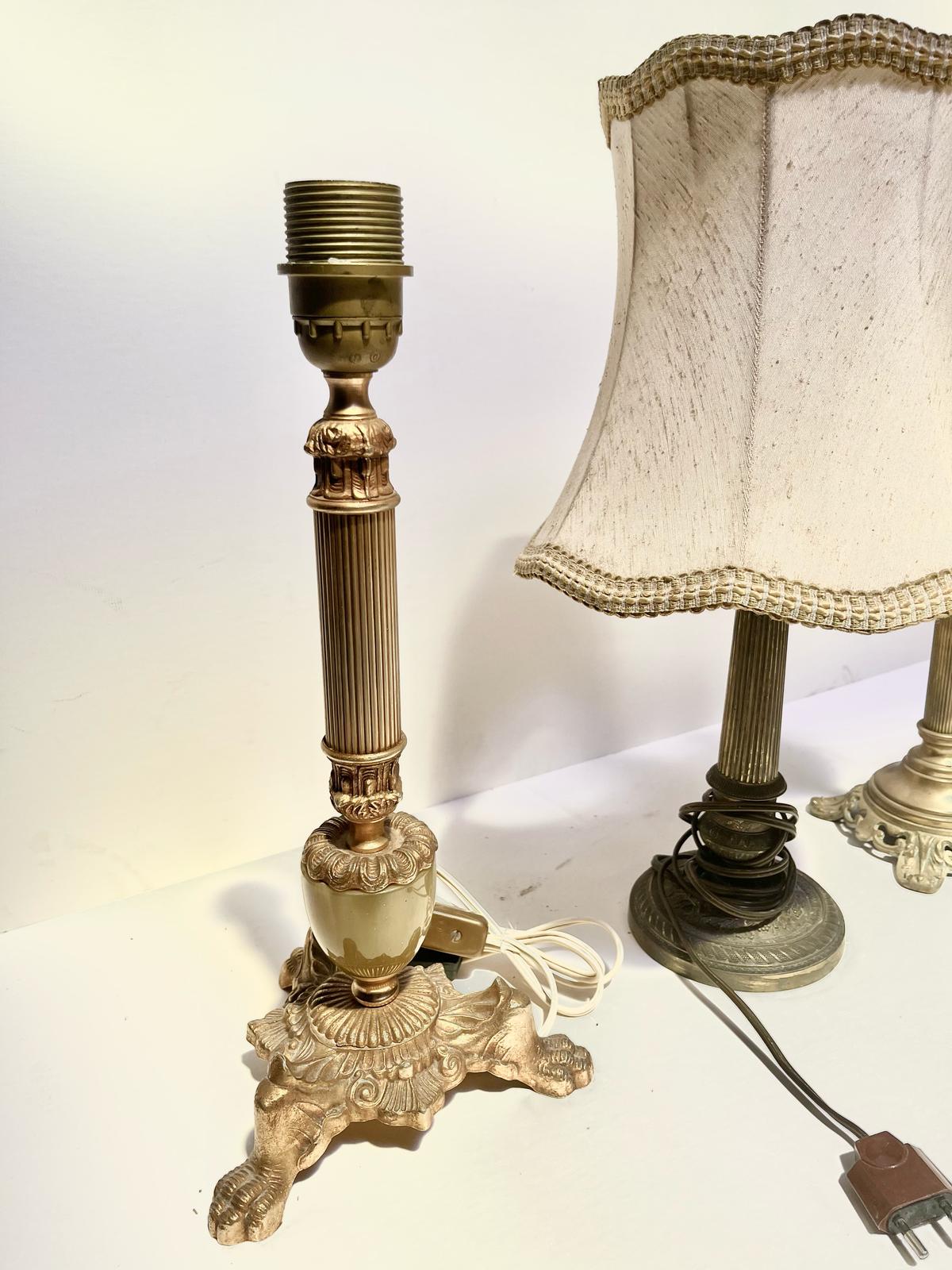 Pied de lampe style renaissance