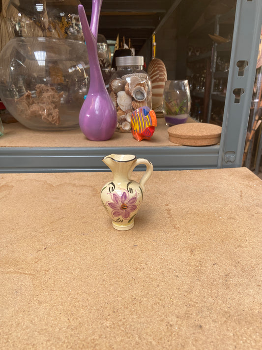 Vase - blanc motif fleuri