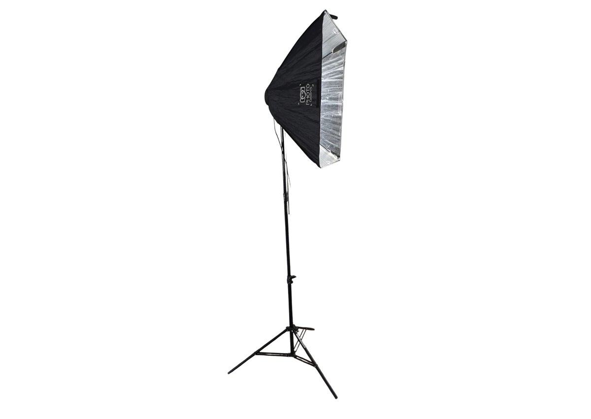 Flash fixe avec parapluie et diffuseur - 4 ampoules