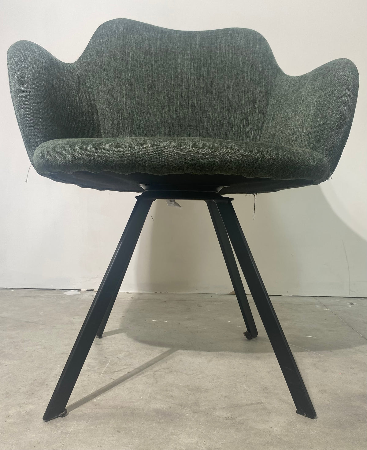 Chaise salon - Vert - Tissu