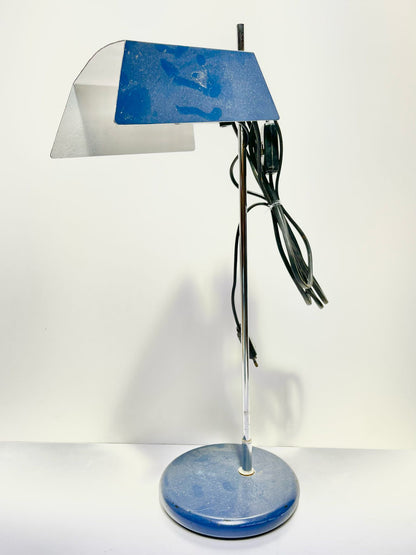 Lampe de bureau bleue