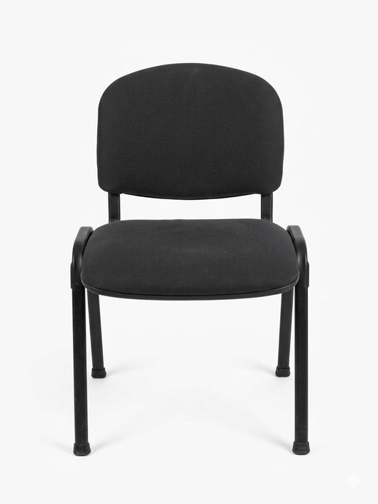 Chaise Bureau - Noir - Tissu
