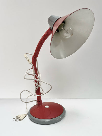 Lampe de bureau rouge