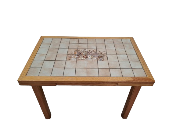 Table à manger - cuisine - Bois & Carrelage
